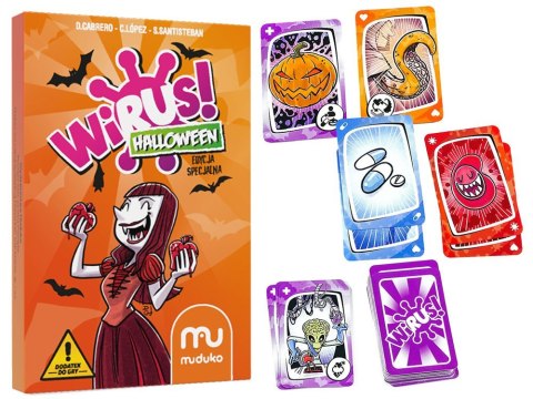 Muduko Gra karciana Wirus! HALLOWEEN 15 kart - dodatek do gry GR0527