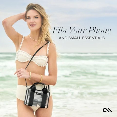 Case-Mate Micro Tote Bag - Wodoodporna torba na ramię (Black/Clear)