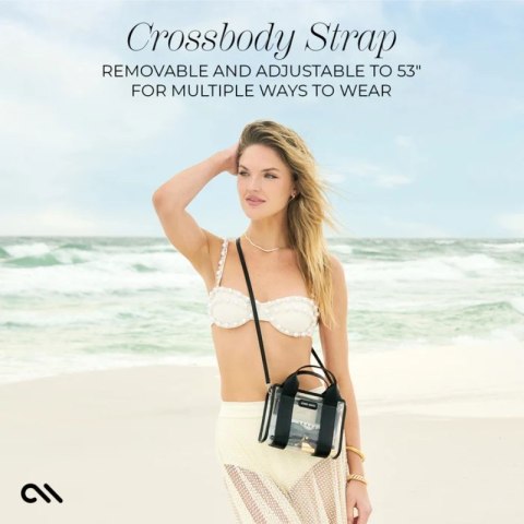 Case-Mate Micro Tote Bag - Wodoodporna torba na ramię (Black/Clear)
