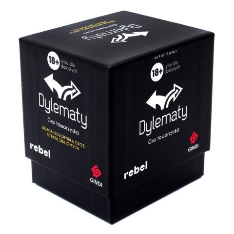 Rebel Towarzyska gra Dylematy - bezwzględna imprezówka dla dorosłych GR0755