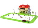 SERIA ZWIERZĘTA FARMA Stodoła z drogą + traktor, figurki i akcesoria ZA5687