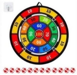 Tarcza z piłeczkami na rzep 12szt 76x76cm