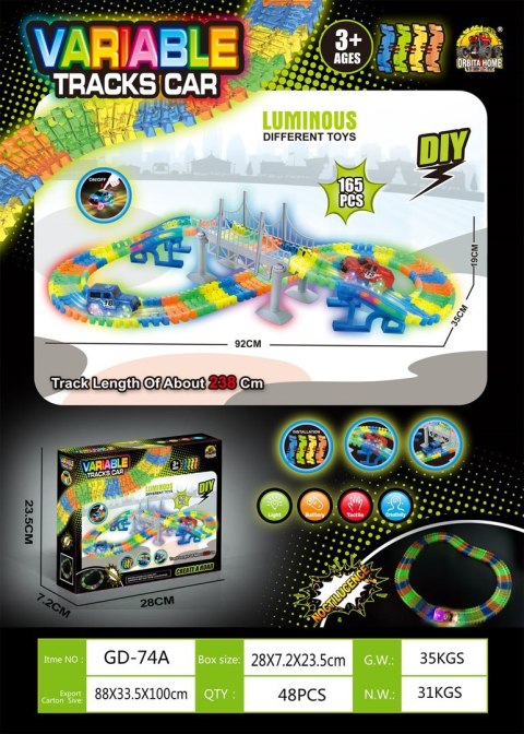 Tor Samochodowy Wyścigowy VARIABLE 165el. Tor Samochodowy Wyścigowy VARIABLE 165el.