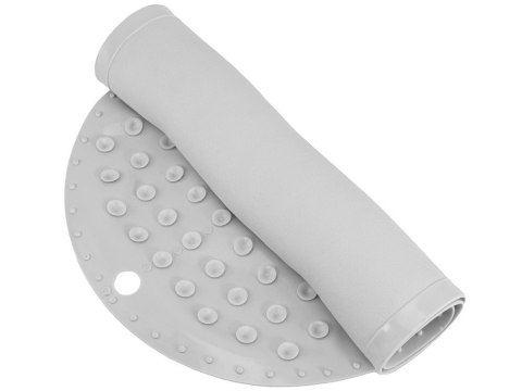 Tuban Antypoślizgowa Mata kąpielowa Tubi szara 70x35cm ZA5973