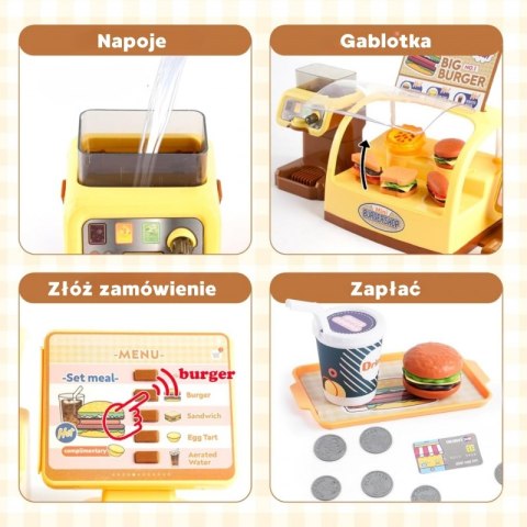 WOOPIE Sklep Restauracja Fast Food Mini Burger Shop "BIG BURGER"