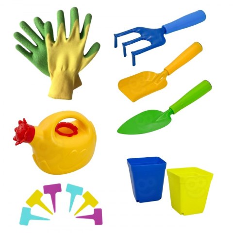 WOOPIE Zestaw Małego Ogrodnika 15el. Dinozaury