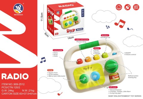 Wielofunkcyjne Radio z Dźwiękami dla Najmłodszych Wielofunkcyjne Radio z Dźwiękami dla Najmłodszych