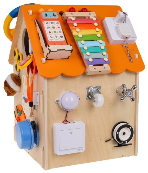 Wielofunkcyjny Interaktywny Drewniany Domek Wielofunkcyjny Interaktywny Drewniany Domek