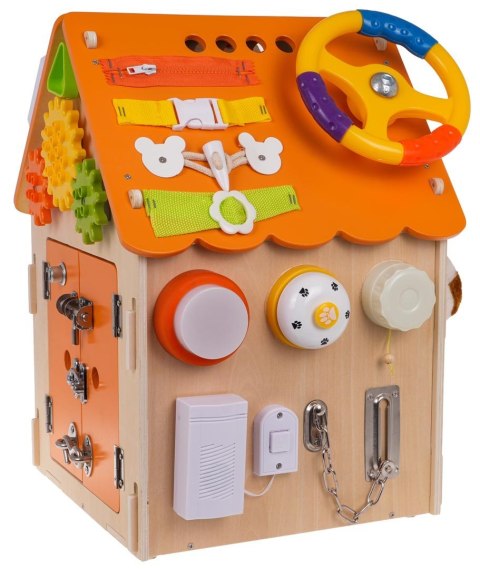 Wielofunkcyjny Interaktywny Drewniany Domek Wielofunkcyjny Interaktywny Drewniany Domek