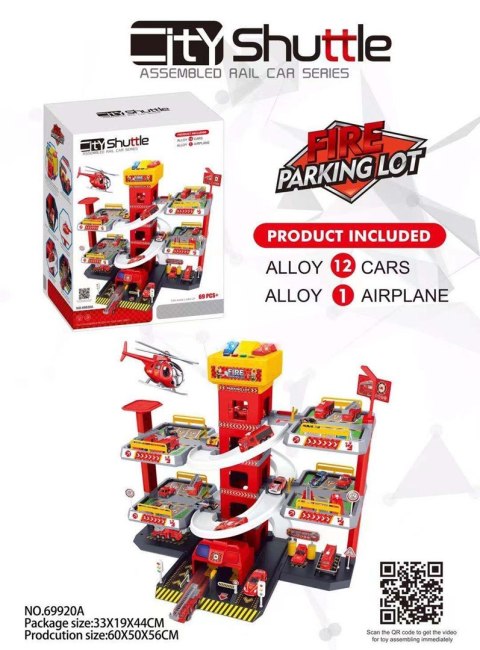 Wielopoziomowy Parking Straż Pożarna + Akcesoria Wielopoziomowy Parking Straż Pożarna + Akcesoria