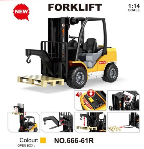 Wózek Widłowy 1:14 z Funkcją Świateł i Dźwięku