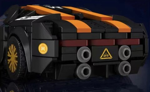 Zestaw Klocków Autko 386el. Czarny 27055 Mould King Zestaw Klocków Autko 386el. Czarny 27055 Mould King