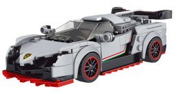 Zestaw Klocków Auto Sportowe 398el. Białe