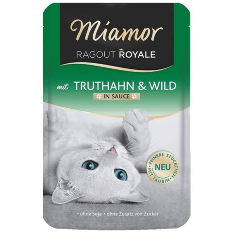 Miamor Royale mit Truthahn & wild - mokra karma indyk i dziczyzna w sosie 100g