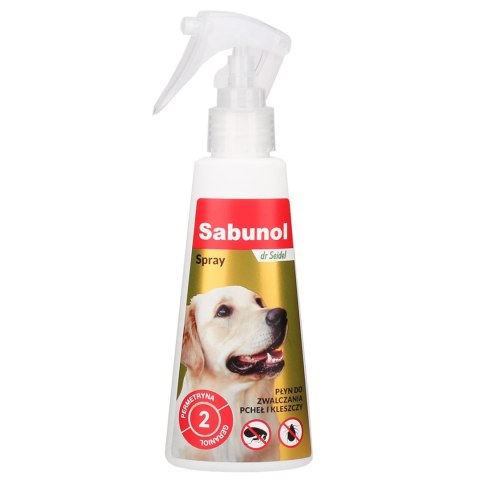 Sabunol Spray 100ml - preparat przeciw kleszczom i pchłom