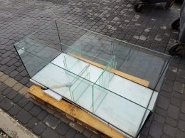 Sump zbiornik szklany 133x60x50cm