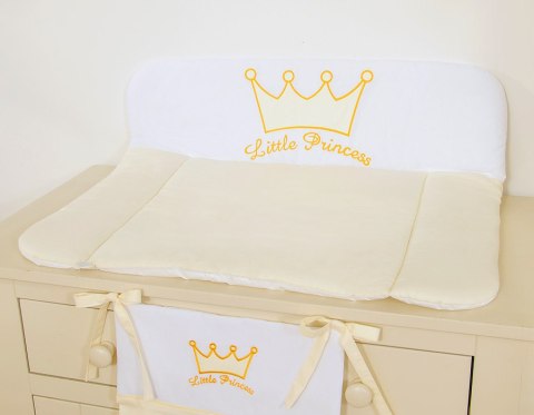 Przewijak miękki na komodę- Little Prince/Princess kremowy Przewijak miękki na komodę- Little Prince/Princess kremowy