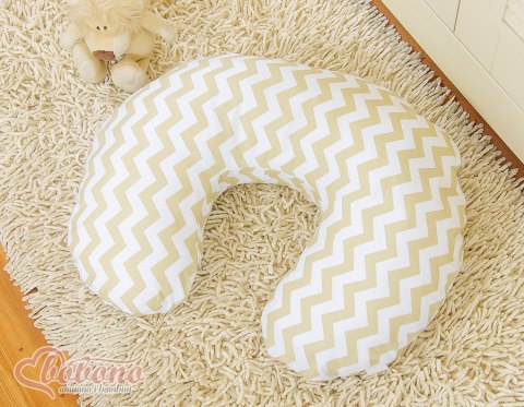 Poduszka do karmienia- Simple chevron beżowy Poduszka do karmienia- Simple chevron beżowy