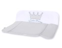 Przewijak miękki na komodę- Little Prince/Princess szare