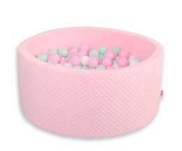 Suchy basen minky H-40 cm z piłkami 200szt.- różowy
