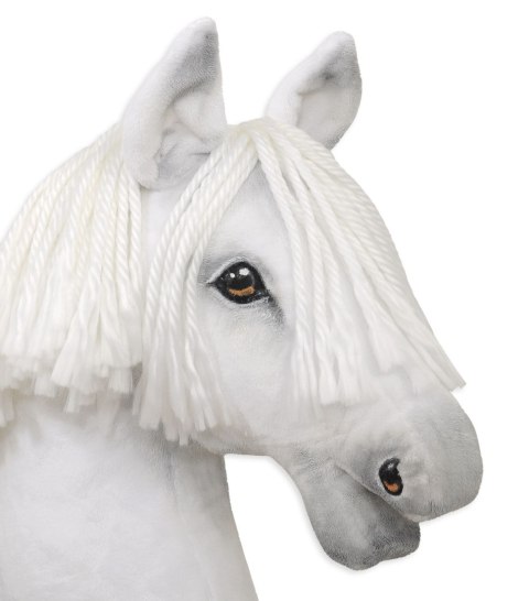 Hobby Horse Duży koń na kiju Premium - biały A3 Hobby Horse Duży koń na kiju Premium - biały A3
