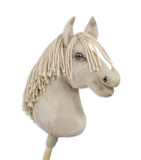 Hobby Horse Duży koń na kiju Premium - cremello A3 Hobby Horse Duży koń na kiju Premium - cremello A3
