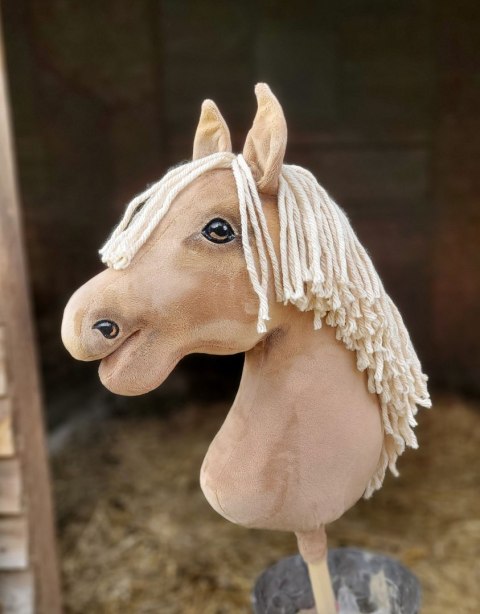 Hobby Horse Duży koń na kiju Premium - izabelowaty A3 Hobby Horse Duży koń na kiju Premium - izabelowaty A3