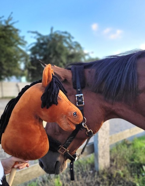 Hobby Horse Duży koń na kiju Premium - jasnogniady A3 Hobby Horse Duży koń na kiju Premium - jasnogniady A3