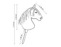 Hobby Horse Duży koń na kiju Premium - kary A3