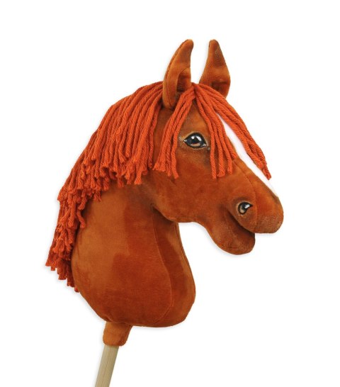 Hobby Horse Duży koń na kiju Premium - kasztan A3 Hobby Horse Duży koń na kiju Premium - kasztan A3