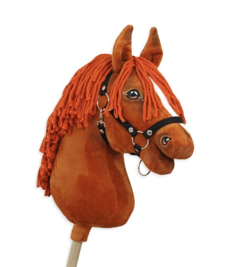 Hobby Horse Duży koń na kiju Premium - kasztan A3 Hobby Horse Duży koń na kiju Premium - kasztan A3