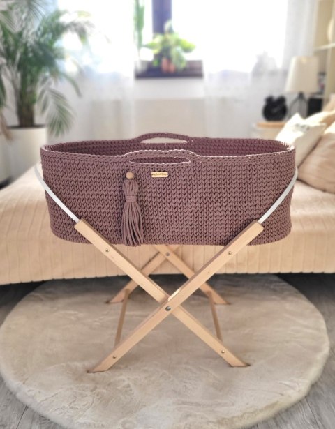 Kosz Mojżesza BOHO Handmade - mauve Kosz Mojżesza BOHO Handmade - mauve