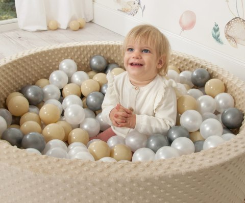 Suchy basen minky H-30 cm z piłkami 200szt.- butelkowa zieleń Suchy basen minky H-30 cm z piłkami 200szt.- butelkowa zieleń
