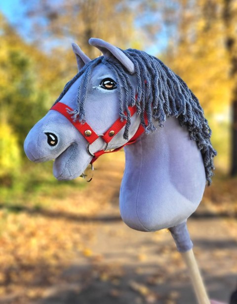 Hobby Horse Duży koń na kiju Premium - siwy II A3 Hobby Horse Duży koń na kiju Premium - siwy II A3