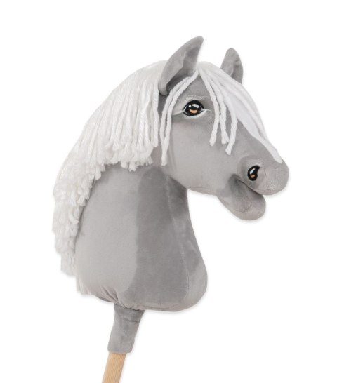Hobby Horse Duży koń na kiju Premium - siwy III A3 Hobby Horse Duży koń na kiju Premium - siwy III A3