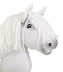 Hobby Horse Mały koń na kiju Premium - biały A4