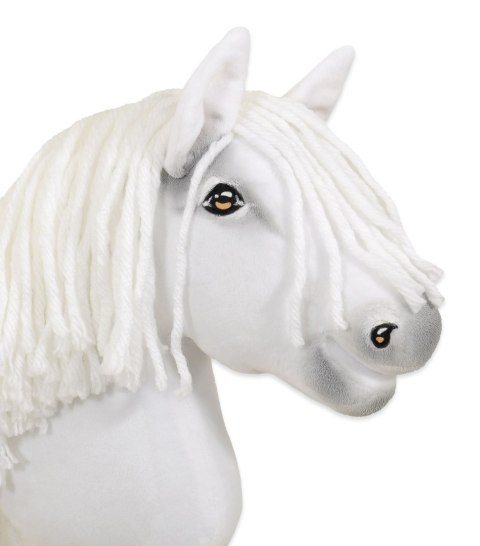 Hobby Horse Mały koń na kiju Premium - biały A4 Hobby Horse Mały koń na kiju Premium - biały A4