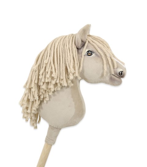 Hobby Horse Mały koń na kiju Premium - cremello A4 Hobby Horse Mały koń na kiju Premium - cremello A4