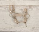 Kantar dla konia Hobby Horse A4 zapinany mały - beżowy