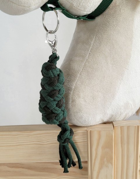 Uwiąz dla Hobby Horse ze sznurka - czarno-khaki Uwiąz dla Hobby Horse ze sznurka - czarno-khaki