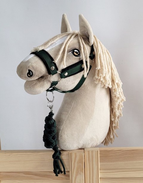 Uwiąz dla Hobby Horse ze sznurka - czarno-khaki Uwiąz dla Hobby Horse ze sznurka - czarno-khaki