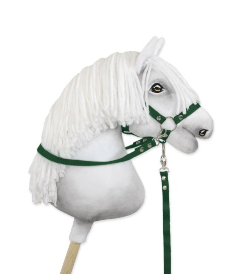 Wodze dla konia Hobby Horse - butelkowa zieleń Wodze dla konia Hobby Horse - butelkowa zieleń