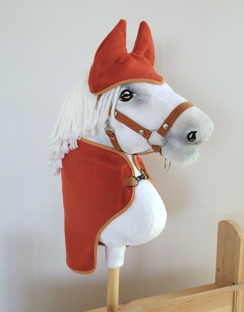 Zestaw dla Hobby Horse A3: derka + nauszniki - rudy Zestaw dla Hobby Horse A3: derka + nauszniki - rudy