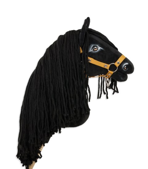 Hobby Horse Duży koń na kiju Premium - fryz koń fryzyjski A3 Hobby Horse Duży koń na kiju Premium - fryz koń fryzyjski A3