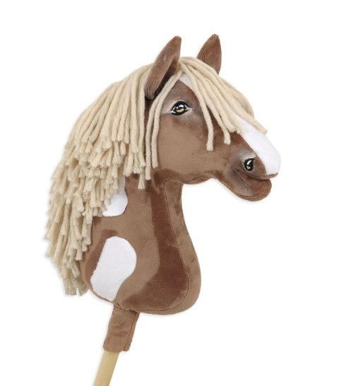 Hobby Horse Duży koń na kiju Premium - western III gniady z jasną grzywą A3 Hobby Horse Duży koń na kiju Premium - western III gniady z jasną grzywą A3
