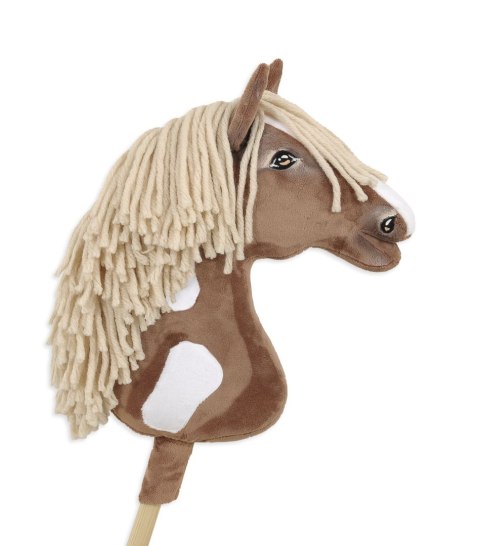 Hobby Horse Duży koń na kiju Premium - western III gniady z jasną grzywą A3 Hobby Horse Duży koń na kiju Premium - western III gniady z jasną grzywą A3