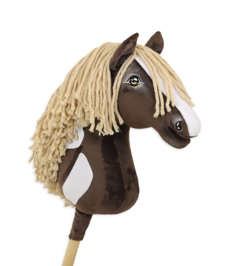 Hobby Horse Duży koń na kiju Premium - western IV ciemnogniady z jasną grzywą A3 Hobby Horse Duży koń na kiju Premium - western IV ciemnogniady z jasną grzywą A3