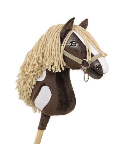 Hobby Horse Duży koń na kiju Premium - western IV ciemnogniady z jasną grzywą A3 Hobby Horse Duży koń na kiju Premium - western IV ciemnogniady z jasną grzywą A3