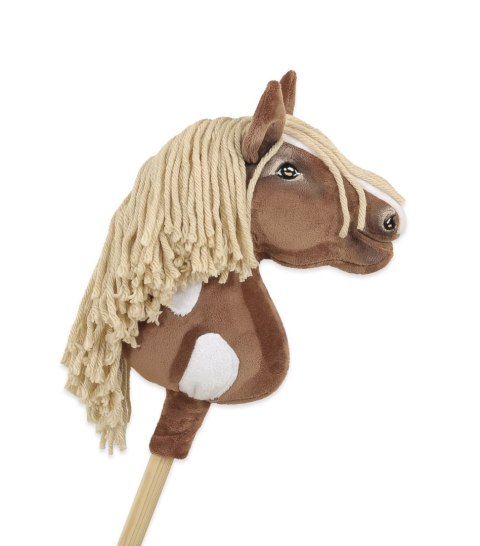Hobby Horse Mały koń na kiju Premium - western III gniady z jasną grzywą A4 Hobby Horse Mały koń na kiju Premium - western III gniady z jasną grzywą A4