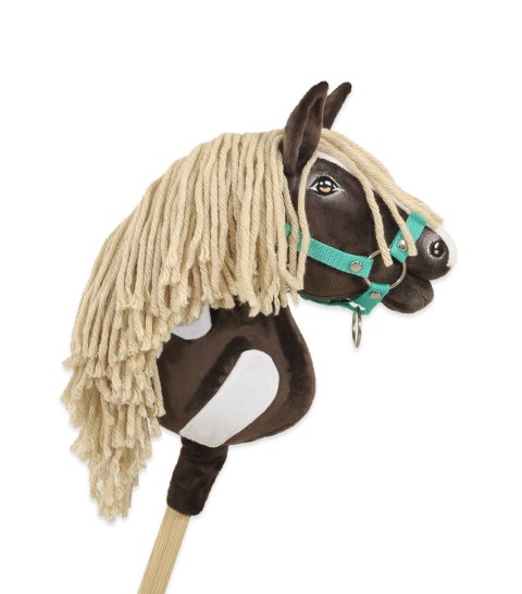 Hobby Horse Mały koń na kiju Premium - western IV ciemnogniady z jasną grzywą A4 Hobby Horse Mały koń na kiju Premium - western IV ciemnogniady z jasną grzywą A4